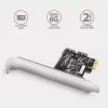 Adaptador SATA interno Axagon PCES-SJ2 PCIe 2 Gbit/s negro