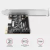 Adaptador SATA interno Axagon PCES-SJ2 PCIe 2 Gbit/s negro