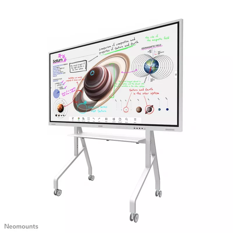 Soporte de TV móvil Neomounts FL50-525WH1 55-86 pulgadas - montaje rápido - TÜV