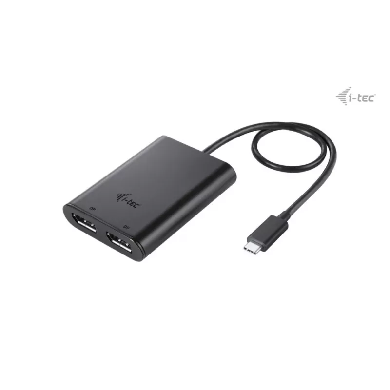 Adaptador de vídeo i-tec USB-C Dual 4K DisplayPort