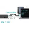 Estación de acoplamiento i-tec USB 3.0 / USB-C / Thunderbolt 3 Professional Dual 4K Display Generation 2 + Power Delivery 100W