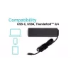 Cargador universal i-tec USB-C PD 3.0 100W Interior Negro