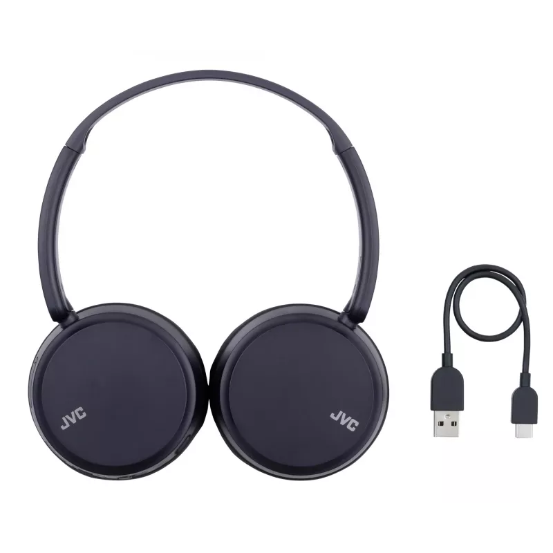 JVC HA-S36W-A-U auriculares inalámbricos, Bluetooth, multipoint, 35 h de reproducción, micrófono integrado, USB-C, azules