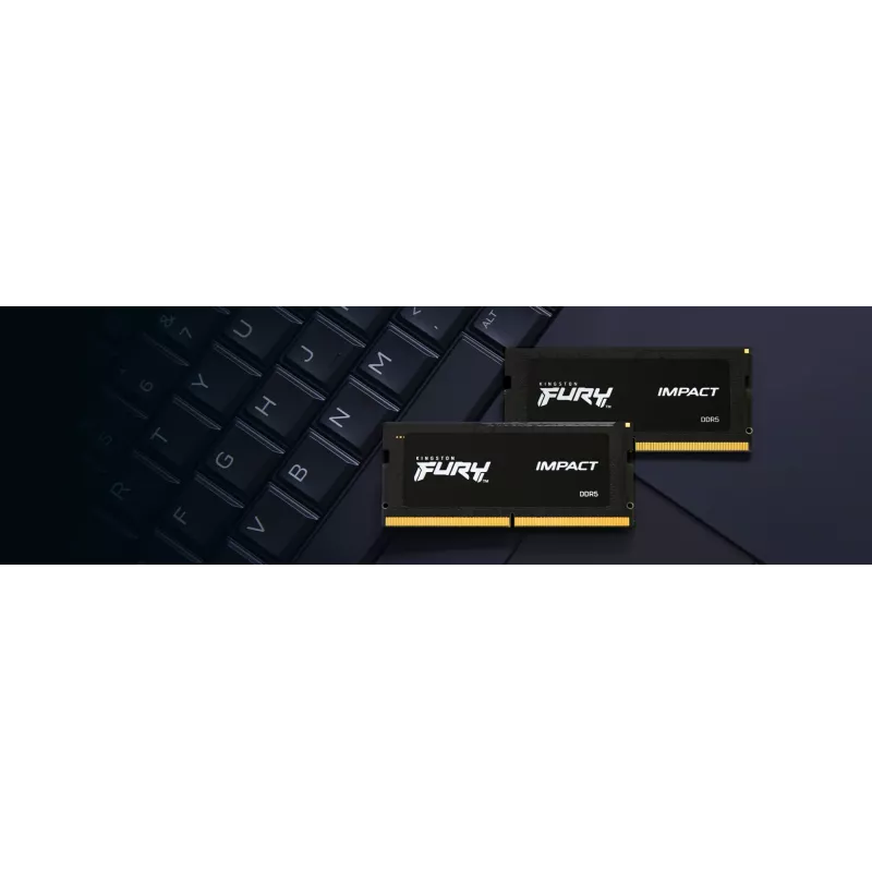 Kingston Technology FURY 64GB 5600MT/s DDR5 CL40 SODIMM (Kit de 2) Impact PnP