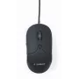Gembird MUS-UL-02 ratón USB con iluminación, 6 botones, negro