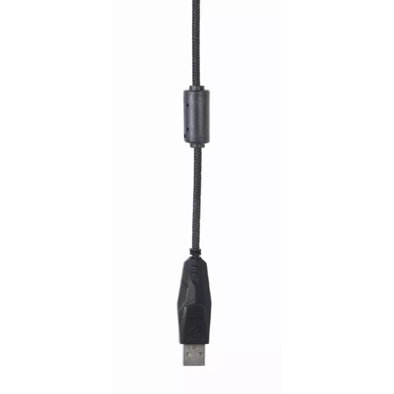 Gembird MUS-UL-02 ratón USB con iluminación, 6 botones, negro