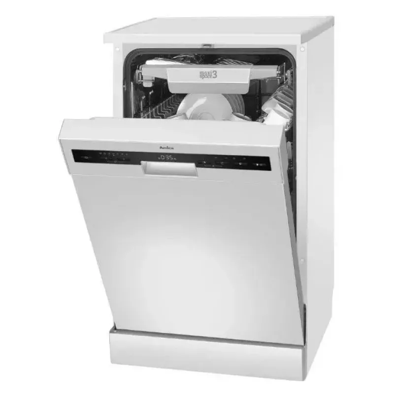 AMICA DFM44C7EOQWH lavavajillas, motor sin escobillas SilentDrive 2.0, OpenDry, SteamPower, AquaStop, clase energética C