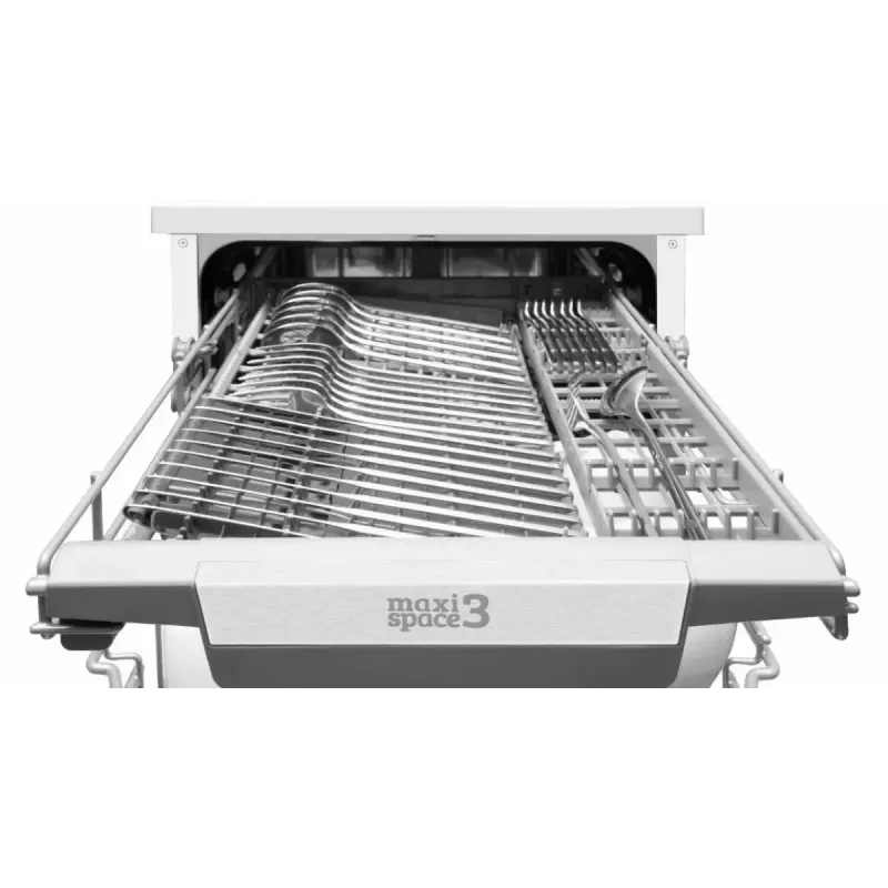 AMICA DFM44C7EOQWH lavavajillas, motor sin escobillas SilentDrive 2.0, OpenDry, SteamPower, AquaStop, clase energética C