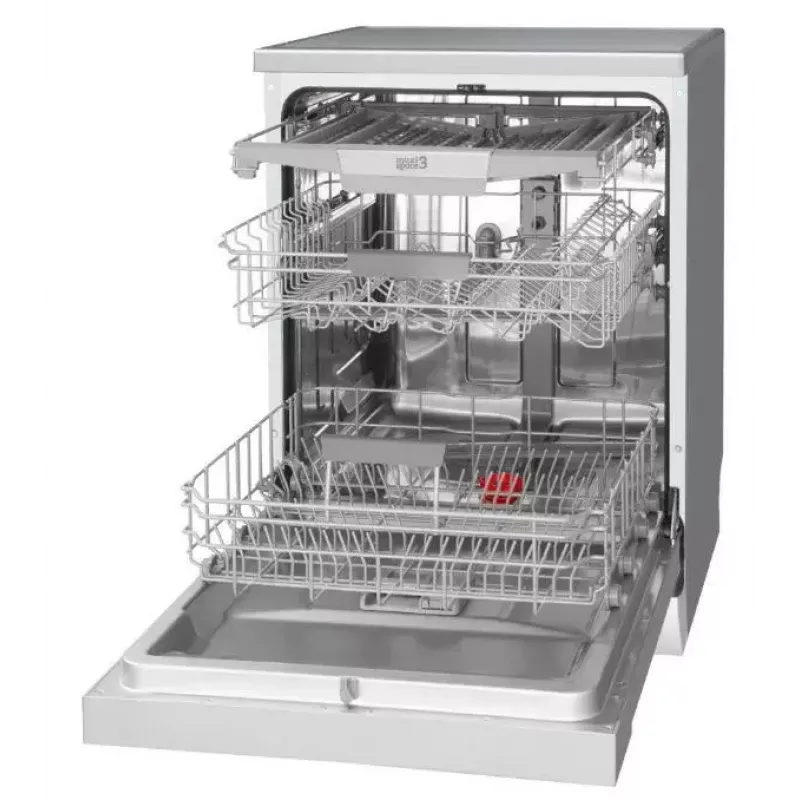 Lavavajillas independiente AMICA DFM64C7EOQIH, 14 cubiertos, Inox, 47 dB, clase energética C