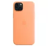 APPLE Funda de silicona Apple con MagSafe para iPhone 15 Plus Sorbet Orange