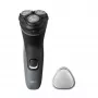 Philips Shaver 1000 Series S1142/00 Afeitadora eléctrica, afeitadora rotativa, negro, gris, sistema de cuchillas PowerCut, SH30, 2 año(s), batería