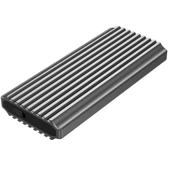 Carcasa SSD GEMBIRD EE2280-U3C-03 Negra para una unidad M.2, USB 3.2 Gen 2 (10 Gbit/s), USB Type-C, aluminio