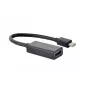 Cable Mini DisplayPort a HDMI Gembird A-MDPM-HDMIF4K-01 0,15 m, 4K, negro