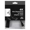 Cable Mini DisplayPort a HDMI Gembird A-MDPM-HDMIF4K-01 0,15 m, 4K, negro