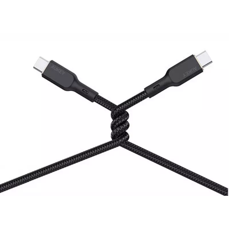 Cable USB AUKEY CB-KCC102 1,8 m USB-C Negro 0,48 Gbit/s