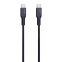 Cable de carga USB AUKEY - 1x USB Type-C a 1x USB Type-C - PD 100W 5A - 1m Negro (silicona)