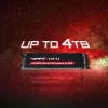 SSD M.2 2280 NVMe PATRIOT VP4300 Lite 4 TB, PCIe 4.0 x4, lectura 7400 MB/s, escritura 6000 MB/s, NVMe 2.0