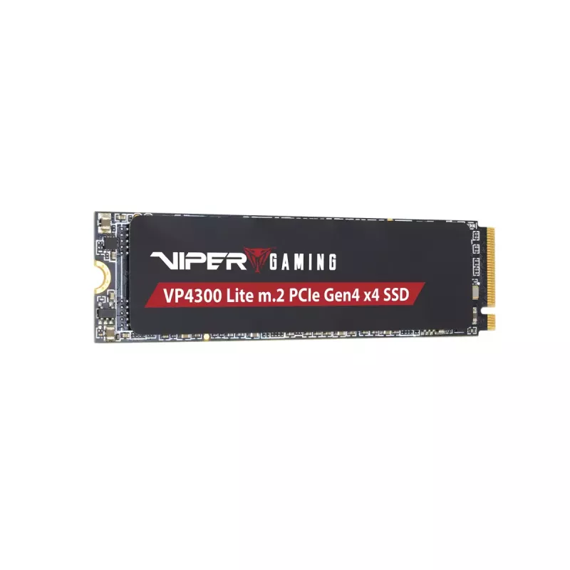 SSD M.2 2280 NVMe PATRIOT VP4300 Lite 4 TB, PCIe 4.0 x4, lectura 7400 MB/s, escritura 6000 MB/s, NVMe 2.0