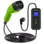 Cargador de pared para vehículo eléctrico QOLTEC Cargador móvil 52470 Type 2 3,5 kW 230 V con LCD