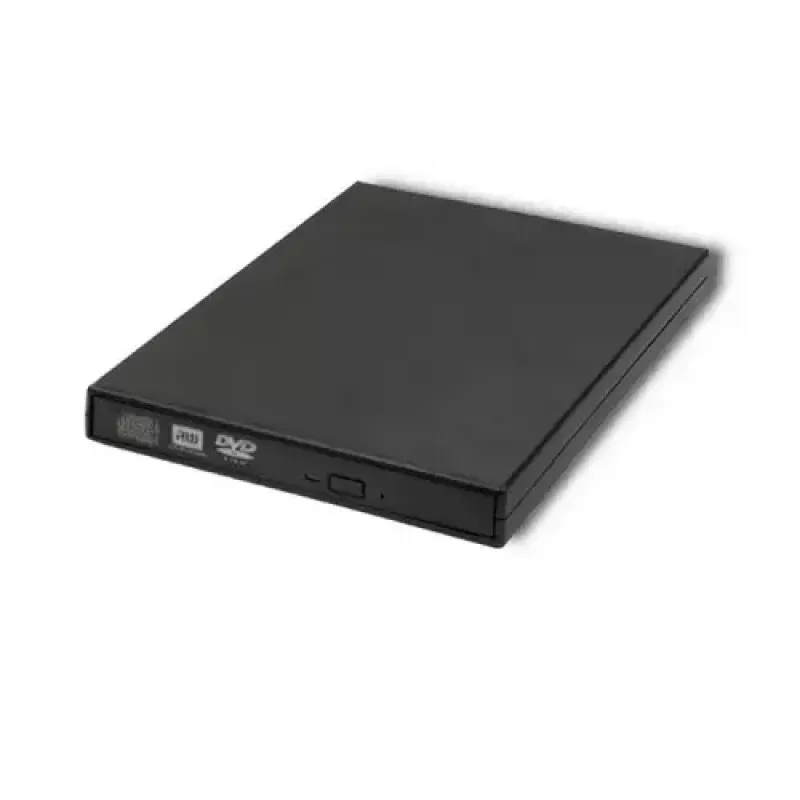 Unidad externa DVD-RW Qoltec 51858, USB 2.0 y eSATA, carga por bandeja, negra, 24x CD / 8x DVD