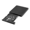Unidad externa DVD-RW Qoltec 51858, USB 2.0 y eSATA, carga por bandeja, negra, 24x CD / 8x DVD