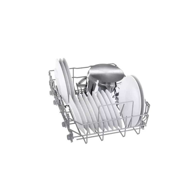 Lavavajillas integrable Bosch Serie 2 SPV2HMX42E 45 cm estrecho, 10 cubiertos, 46 dB, clase de eficiencia energética E