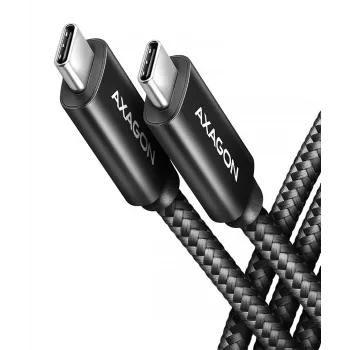 Cable USB Axagon BUCM4X-CM10AB USB4 Gen 3x2 1m Negro