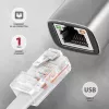 Adaptador Axagon ADE-TXCA USB-C + USB-A 3.2 Gen 1 - Gigabit Ethernet, Asix AX88179