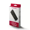 Adaptador Axagon PCEM2-XS PCIe x16 - M.2 NVMe M-Key, con disipador de aluminio pasivo