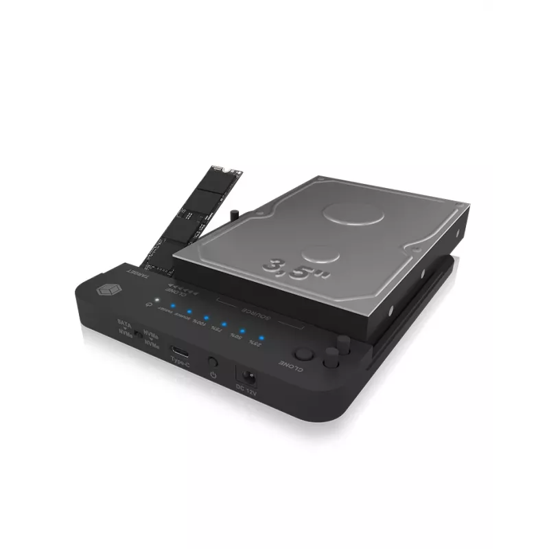 ICY BOX IB-2913MCL-C31 USB 3.2 Gen 2 (3.1 Gen 2) Type-C negro