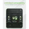 ICY BOX IB-2913MCL-C31 USB 3.2 Gen 2 (3.1 Gen 2) Type-C negro