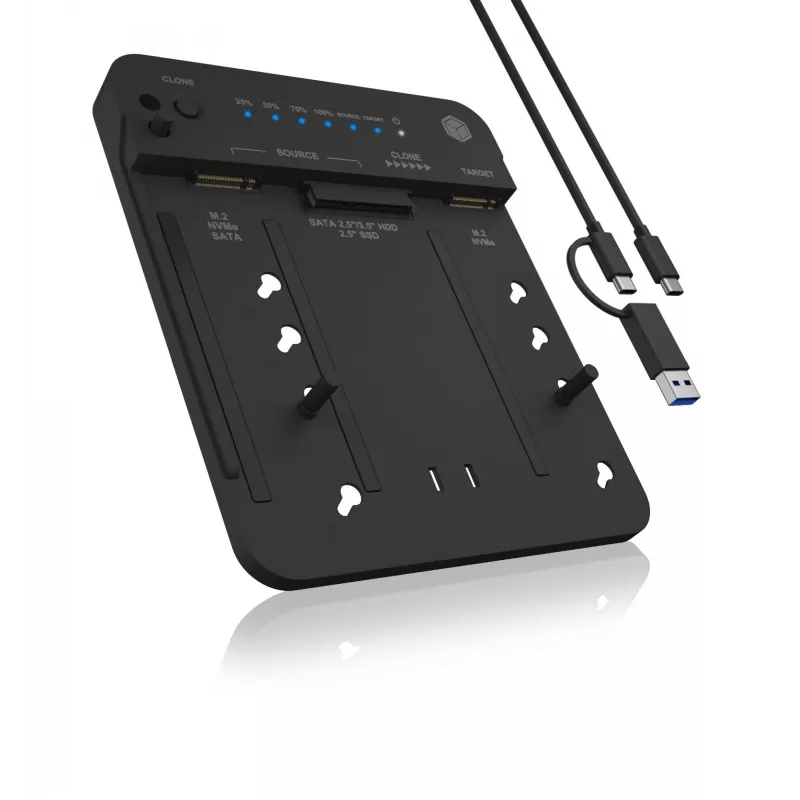 ICY BOX IB-2913MCL-C31 USB 3.2 Gen 2 (3.1 Gen 2) Type-C negro