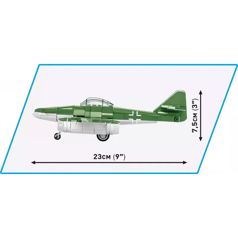 Juguete de construcción Cobi Messerschmitt Me 262 maqueta 500 piezas