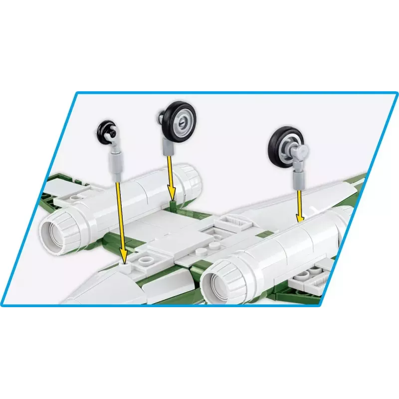 Juguete de construcción Cobi Messerschmitt Me 262 maqueta 500 piezas