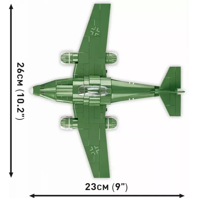 Juguete de construcción Cobi Messerschmitt Me 262 maqueta 500 piezas