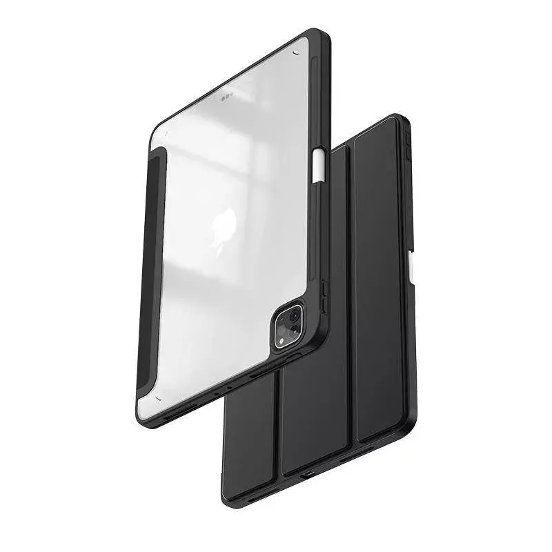 Funda tipo folio Crong CRG-PRF-IPD11-BLK para iPad Pro 11 2022 2021