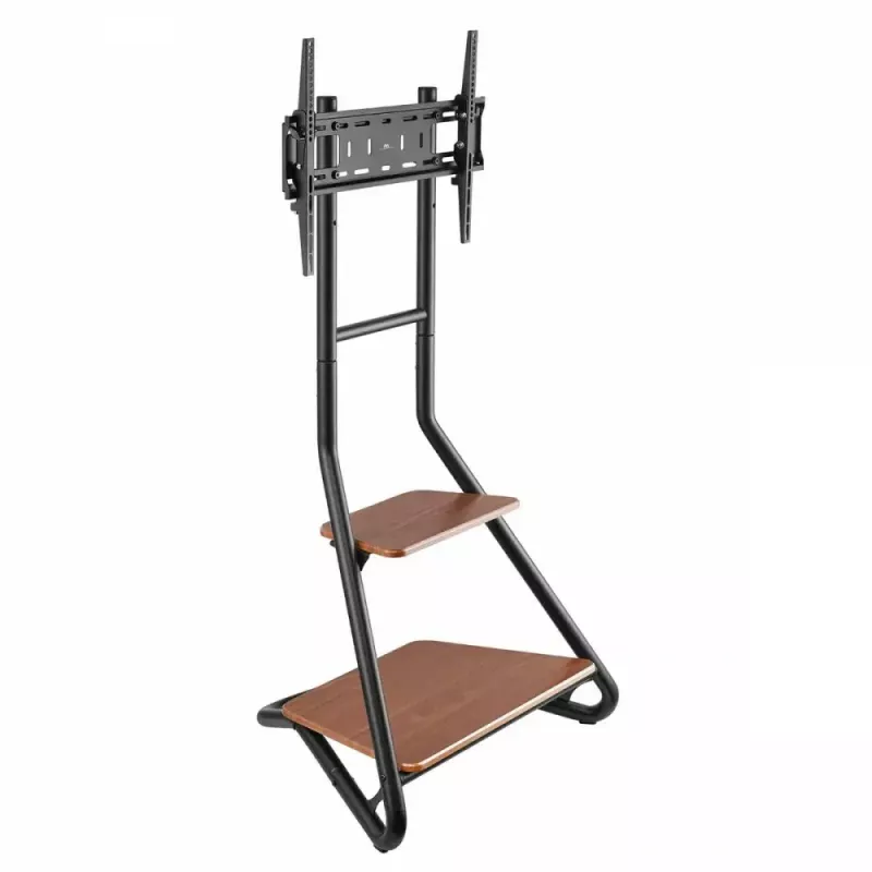 Soporte de TV MACLEAN MC-455 de pie madera para televisores hasta VESA 600x400