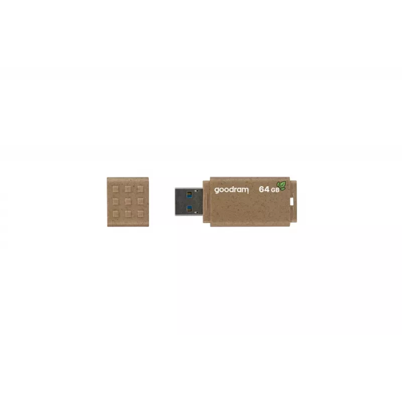 Memoria USB GOODRAM UME3 64 GB, USB Type-A 3.2 Gen 1, lectura 60 MB/s, escritura 20 MB/s, marrón