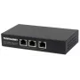 Extensor repetidor PoE+ Intellinet de 2 puertos Gigabit High-Power, IEEE 802.3at/af Power over Ethernet (PoE+/PoE), metal