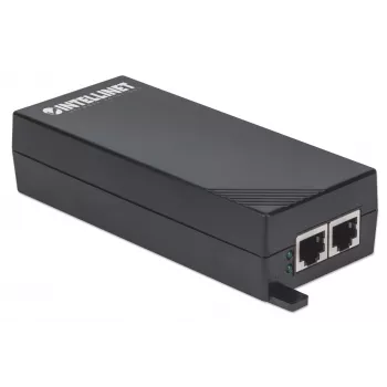 Inyector PoE+ Intellinet Gigabit High-Power, 1 puerto de 30 W, conforme a IEEE 802.3at/af, carcasa de plástico