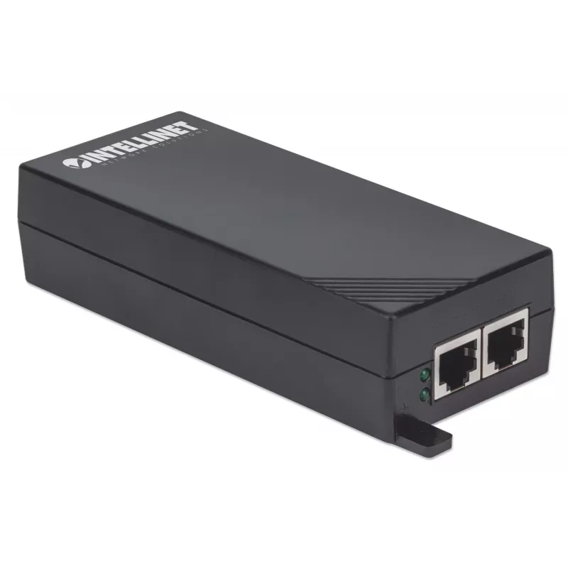 Inyector PoE+ Intellinet Gigabit High-Power, 1 puerto de 30 W, conforme a IEEE 802.3at/af, carcasa de plástico