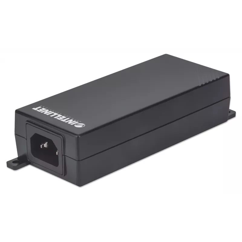Inyector PoE+ Intellinet Gigabit High-Power, 1 puerto de 30 W, conforme a IEEE 802.3at/af, carcasa de plástico