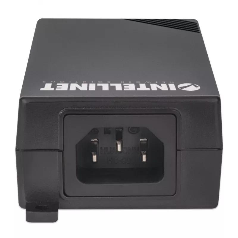 Inyector PoE+ Intellinet Gigabit High-Power, 1 puerto de 30 W, conforme a IEEE 802.3at/af, carcasa de plástico
