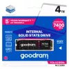 Goodram PX700 SSD SSDPR-PX700-04T-80 unidad de estado sólido interna 4 TB M.2 PCI Express 4.0 NVMe 3D NAND