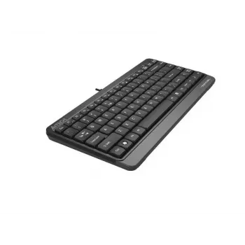 Teclado USB con cable A4Tech FStyler FK11 – diseño estándar compacto, inglés, 12 teclas de acceso rápido, reposamuñecas, cable de 1,5 m