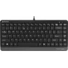 Teclado USB con cable A4Tech FStyler FK11 – diseño estándar compacto, inglés, 12 teclas de acceso rápido, reposamuñecas, cable de 1,5 m