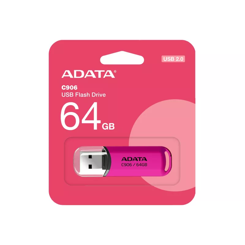 Memoria USB ADATA AC906-64G-RPP 64 GB USB Type-A 2.0 rosa