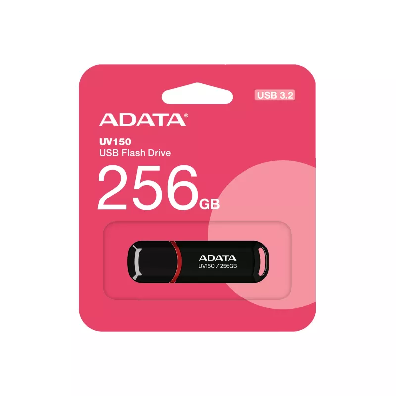 Memoria USB ADATA UV150 256 GB USB Type-A 3.2 Gen 1 (3.1 Gen 1) negra