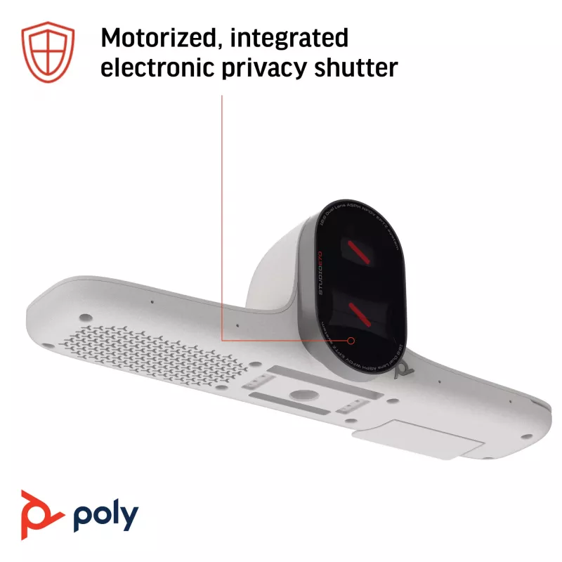 Cámara inteligente POLY Studio E70 20 MP 4K Ultra HD Blanco