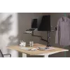 Gembird MA-DA-04 soporte de escritorio ajustable con brazo para monitor y bandeja para portátil, 17–32 pulgadas